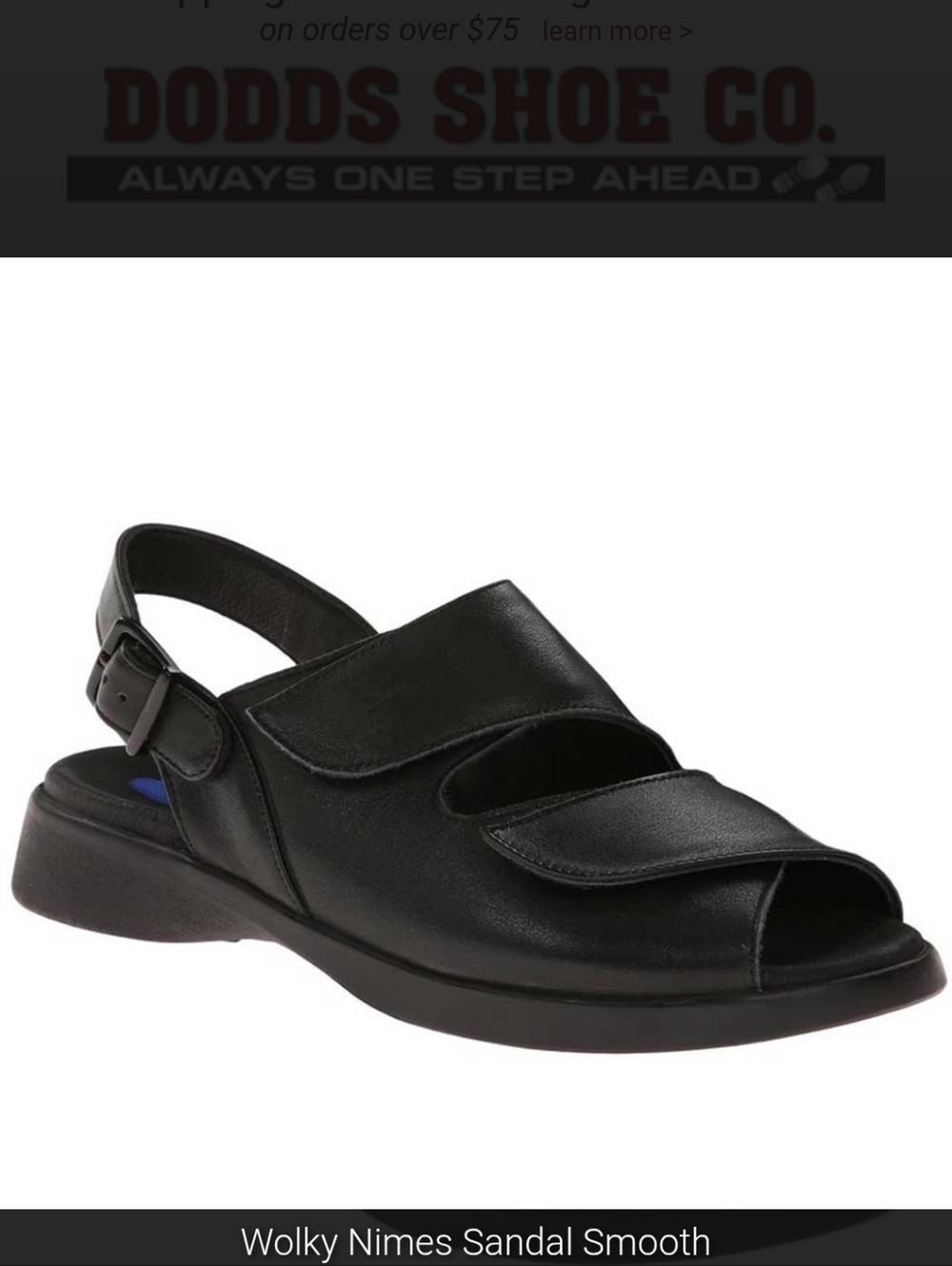 Wolky Nimes Black Sandals Size 42